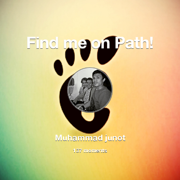 junotLM's tweet image. I've shared 137 memories with my friends on #Path - see them now at path.com! #thepersonalnetwork