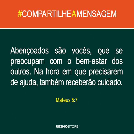 ReinoStore's tweet image. Faça o bem e o Senhor o recompensará. LEIA: bit.ly/AMensagem