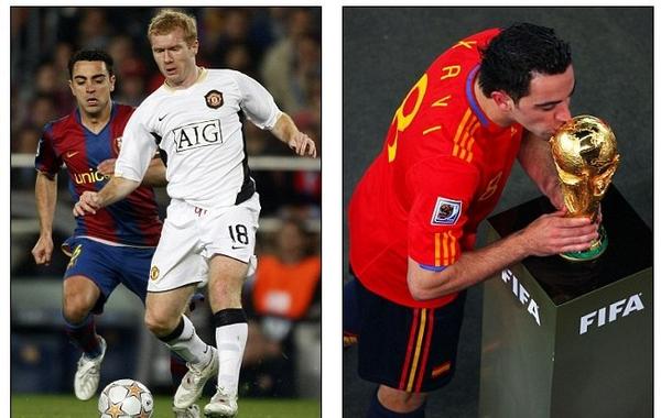 Penyesalan Xavi Hernandez yang tidak pernah bisa bermain bersama Paul Scholes. unitedindonesia.org/forum/showthre…