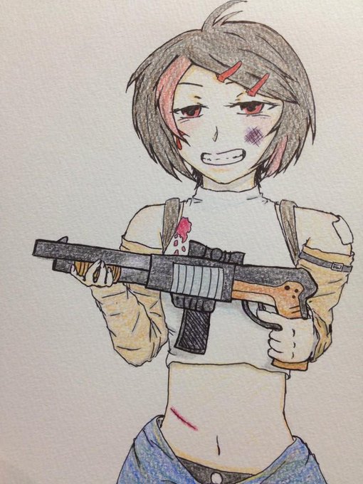 銃の描き方のtwitterイラスト検索結果 古い順