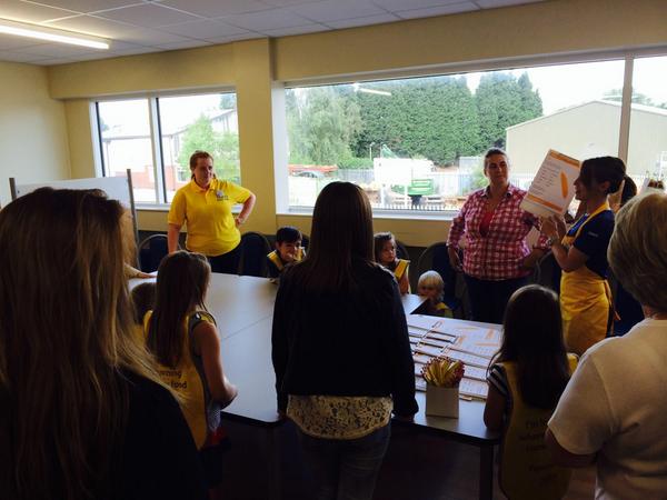 Farm to fork with our colleagues children in store today 😀 <a href="/TescoRugeley/">Tesco Rugeley</a>