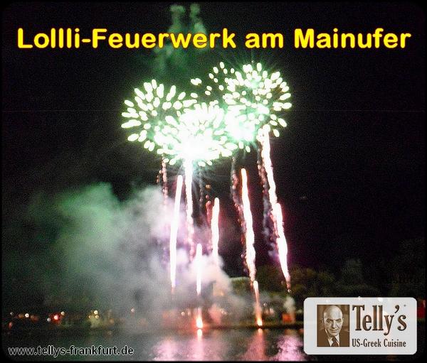 Klasse #Feuerwerk zum Abschluß des #Mainuferfest'es, an was #Telly à la #Kojak bei diesem Anblick gedacht hätte :-D