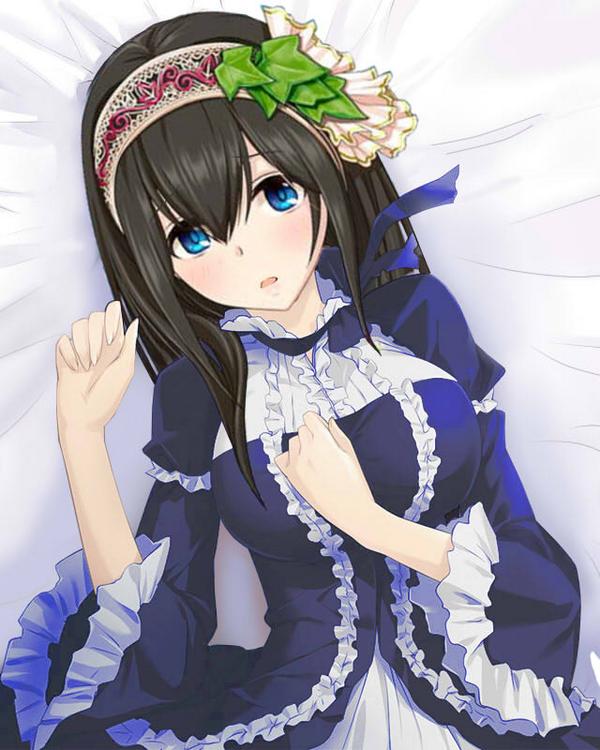 あんこ No Twitter 銀色の王女 鷺沢文香 ドレスを身にまとった文香ちゃんをシーツにドーン Imas Cg Http T Co 5991updpbj