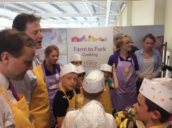 Find out <a href="/nick_clegg/">nick_clegg</a>'s thoughts on his visit to one of our Eat Happy cooking classes bit.ly/1pGb8P9