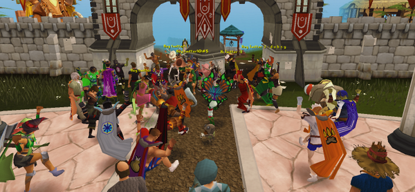 RuneScape's tweet image. The CM team run regular in game events for you to enjoy! Find out more on this thread bit.ly/1lzxduA