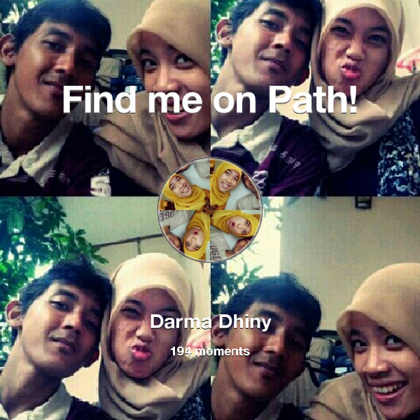 DarmaTriBaskoro's tweet photo. I've shared 194 memories with my friends on #Path - see them now at http://t.co/GRjLWaG9lU! #thepersonalnetwork http://t.co/w3MhJR7ZeL