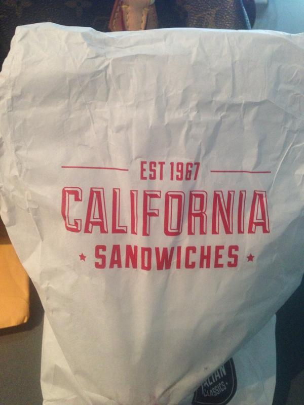 ashmarshall's tweet photo. Things that are going to happen today include me having a badass lunch thanks to @YourBuddyJules &amp; @calisandbridge http://t.co/wdOv13xXjq