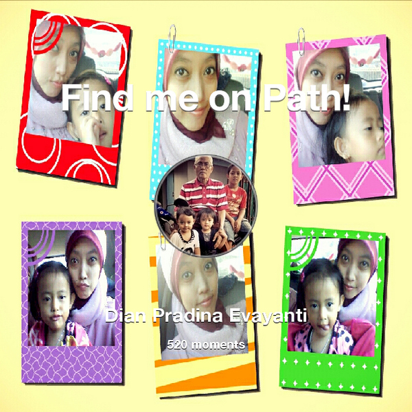 dpecute's tweet photo. I've shared 520 memories with my friends on #Path - see them now at http://t.co/tcjiP6UXh6! #thepersonalnetwork http://t.co/XBXXEQJz9j