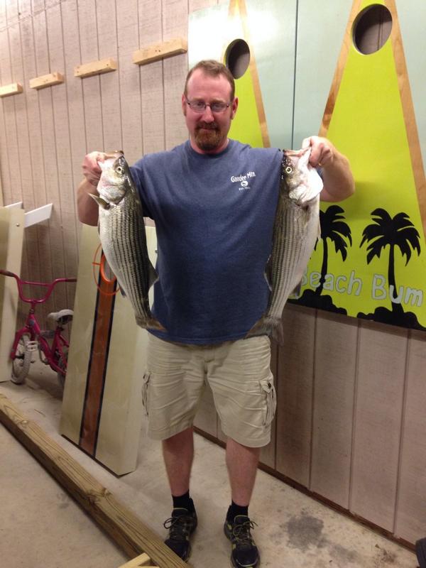 BALURES's tweet photo. On vacation Stripers on topwater.. awesome!! http://t.co/0LAdK4agl8