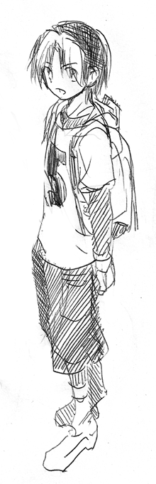 マッチョのポーズ集を一時間ほど模写したあと今までヒカルを描きまくっていました。もうねる 