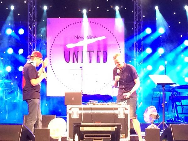<a href="/GavCalver/">Gavin Calver</a> encouraging <a href="/johncoles1/">John Coles</a> that he's a natural rapper! #nwunited14