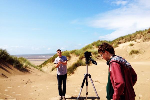Filming at Formby Beach today with <a href="/mikemcglynn10/">Michael McGlynn</a> of <a href="/PauseMedia_/">Pause Media</a>