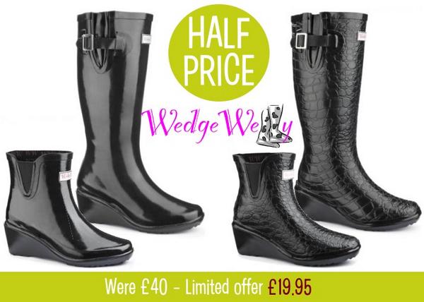 jobunibyq's tweet photo. HALF PRICE Wedge Welly #festival #wellies only from @WellyWarehouse http://t.co/iuGdV333AO http://t.co/5DGJW2lv6W