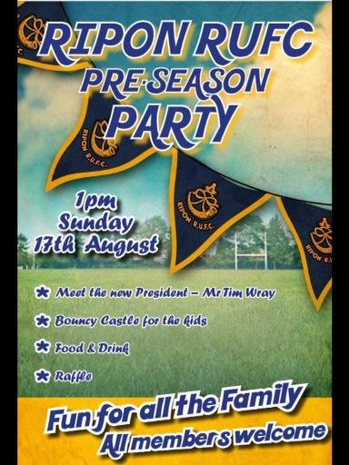 Would be great to see even more of our students playing <a href="/riponrugby/">Ripon Rugby Club</a> this season - why not go down on Sunday 17th