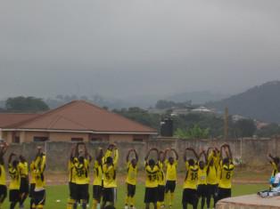 SportyAfrica's tweet photo. PICTURE: @ashantigold_sc trained today at the ofori stadium. No new faces at the camp off the miners. http://t.co/XpoNOZFJrr