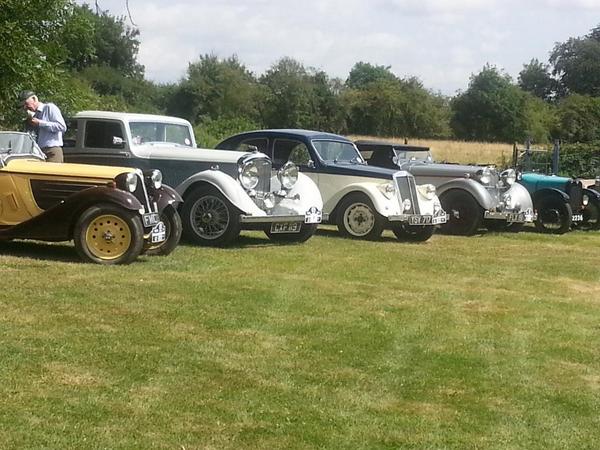 We have seen some amazing vintage cars today at the Vintage sports car rally <a href="/ConferenceWH/">Wadenhoe House</a> #Vintage