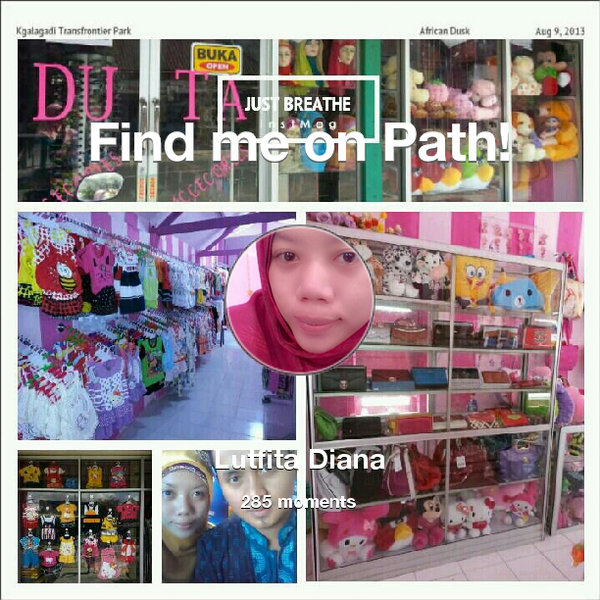 phii_uphi's tweet photo. I've shared 285 memories with my friends on #Path - see them now at http://t.co/gbNvQFAYUc! #thepersonalnetwork http://t.co/4ZwZDAZqBN