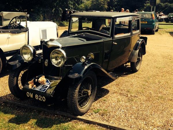We think George may have been tired after looking at all of the vintage cars #GeorgesAdventures #SleepyBear