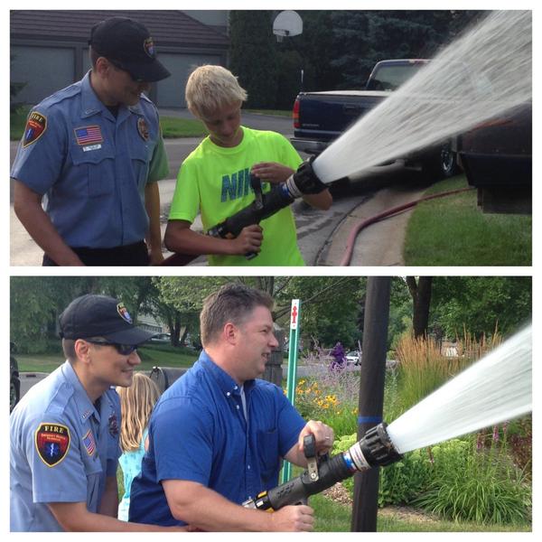 epfd's tweet image. EPFD was providing community education while supplying a lot of fun for the young and old last night. #EPN2U