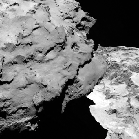 exploreplanets's tweet photo. "We're at the comet!" @ESA_Rosetta http://t.co/iyRz2j9w7k http://t.co/saB1yqAUba