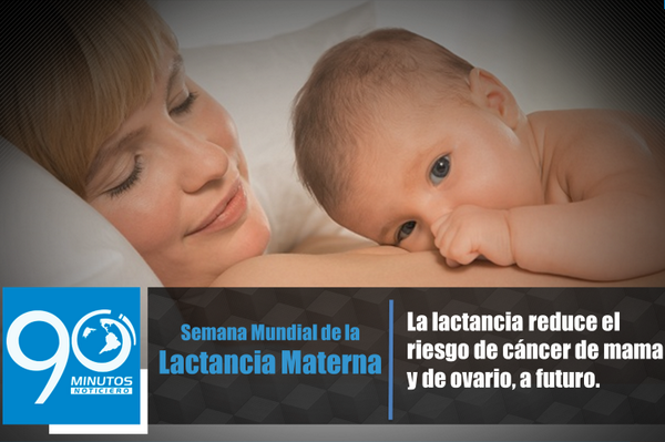 Noti90Minutos's tweet photo. #Tip90: La lactancia reduce el riesgo de cáncer de mama y de ovario. Por ti y tu bebé, aliméntalo con leche materna. http://t.co/k6z5Q4LZYz