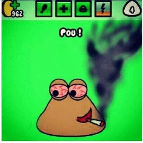 pou dead | Sticker