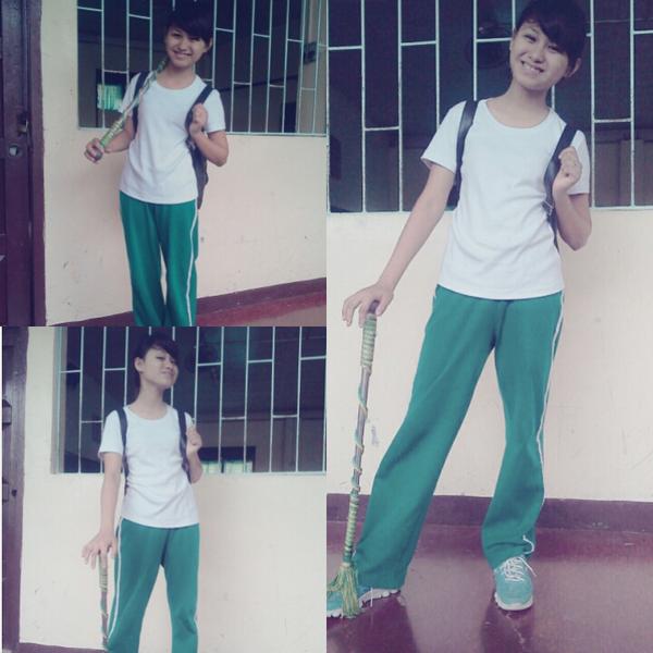 pechopaula's tweet image. #BeforePractice #Band