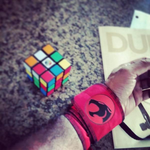 joecoryat's tweet image. Wrists are ready, thanks to @PrWraps1. Thunder, thunder... #geekishlystrong #thundercat