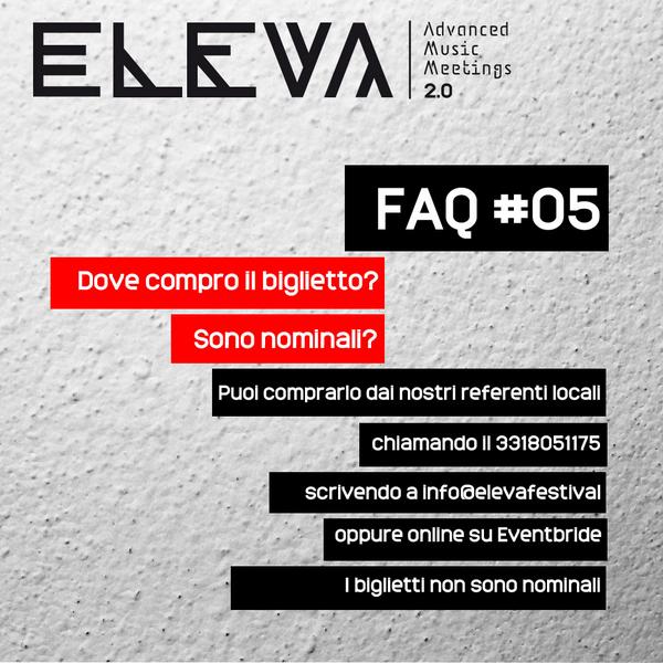 ElevaFestival's tweet photo. Parliamo dei ticket per #elevafestival http://t.co/vBFSTwXZD3