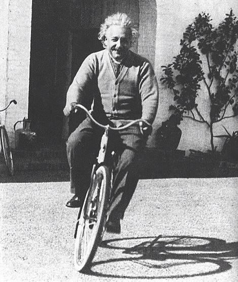 E=MC² on bike!