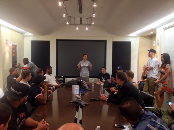 defjam's tweet image. Got @Logic301 in the building playing his album today!
