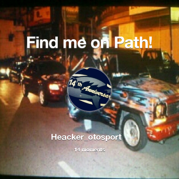 Find me on #Path now! Go to: path.com! #thepersonalnetwork