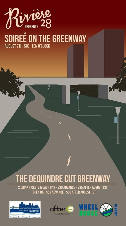 @DetroitR28: Plz join us tomorrow tonight for Soirée on the Greenway Dequindre Cut. Can you RT?Thxs #patchworkdetroit
