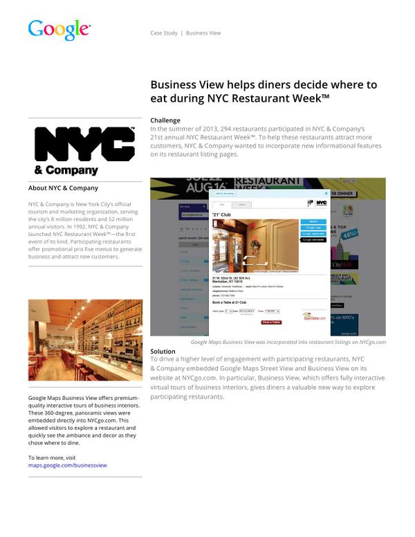 Clicktomize's tweet image. Excellent Case Study that explains how Google Business View can help your business!