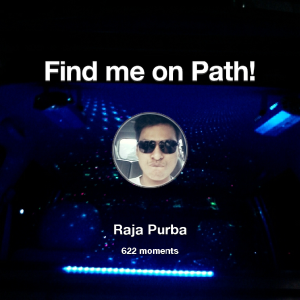Razaa_SF's tweet photo. I've shared 622 memories with my friends on #Path - see them now at http://t.co/w7DmnxWRqg! #thepersonalnetwork http://t.co/mjgwBQdjXA