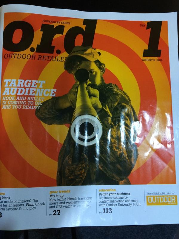 maldaly's tweet photo. Feeling gut-shot after looking at the cover of OR Show Daily#1  How about you? @OutdoorRetailer http://t.co/MnjYzeJNEs