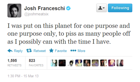 Happy birthday to josh franceschi 
