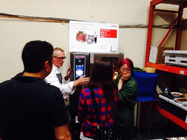 PROUDREF's tweet image. RATIONAL magic oven Demo @ PROUD show room Today...
