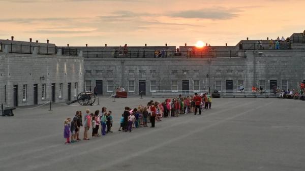 Fort Henry National Historic Site (@forthenry) on Twitter photo Large Muster line at #SunsetCeremony right now <a href="/FortHenry/">Fort Henry National Historic Site</a> ! Bring your kids this Sat. #UnforgettableKidsExperience Large Muster line at #SunsetCeremony right now <a href="/FortHenry/">Fort Henry National Historic Site</a> ! Bring your kids this Sat. #UnforgettableKidsExperience