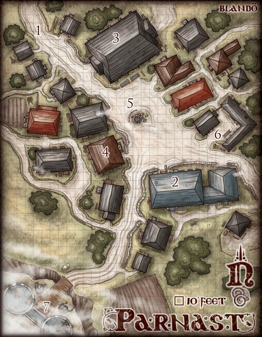 Dnd карта деревни