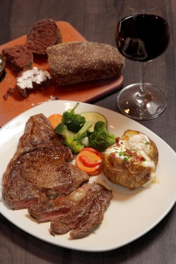 GoOutbackPH's tweet photo. Here's a rewarding combo: the Ribeye and our Loaded Baked Potato. Good morning! #OutbackPH #steak #ribeye #potato http://t.co/F3JLMAg7sR