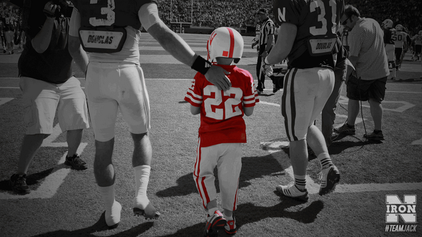 You’ve got a sea of red behind you, and a bright future ahead.

Stay strong Jack!

#TeamJack <a href="/TeamJack/">Team Jack</a>