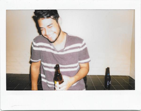 Just scanned our first photo of the classy @LordLaurentino #vintage #polaroid #instantmemories