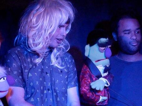 Goblin King @EdGambleComedy &amp; his @NoStringsImpro goblins!