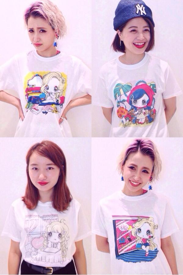 せきやゆりえ 8 まで Wallにて新作 星屑ピーパー 展開中です 11種類の書き下ろし Tシャツぜひゲットしてくださーい レディースもメンズもいける形です 原宿は大きな目が目印だよーー Http T Co Somr91ykz0 Twitter