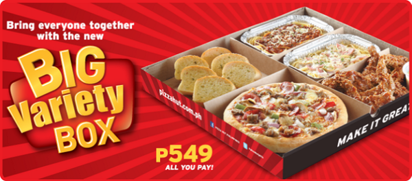 pizzahutphils's tweet photo. #PHBigBox for lunch? Great choice.
Order now at 911-1111. http://t.co/3GCUq8XcMj