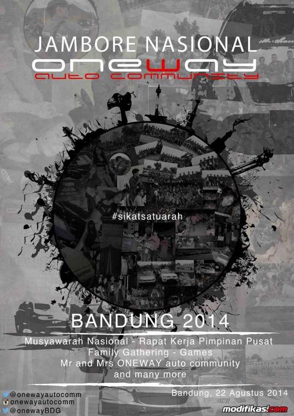 Jamnas ONEWAY Indonesia di Bandung, Pekanbaru siap Gaspoll!