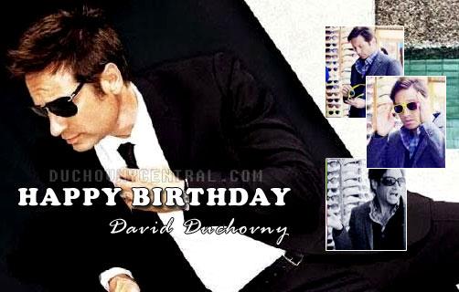 08.07.2014  Happy Birthday, David Duchovny :)   ;)  