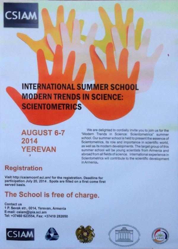 paramonov_wiley's tweet image. Вместе с @pkasyanov_tr участвуем в Летней школе по #библиометрии в Ереване #CSIAM