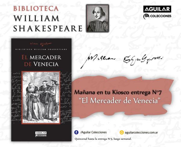 acolecciones's tweet photo. Entrega N° 7 "El Mercader de Venecia" Biblioteca Shakespeare Buscala mañana en tu Kiosco! @Wwm_Shakespeare http://t.co/yGlSzTT7T0